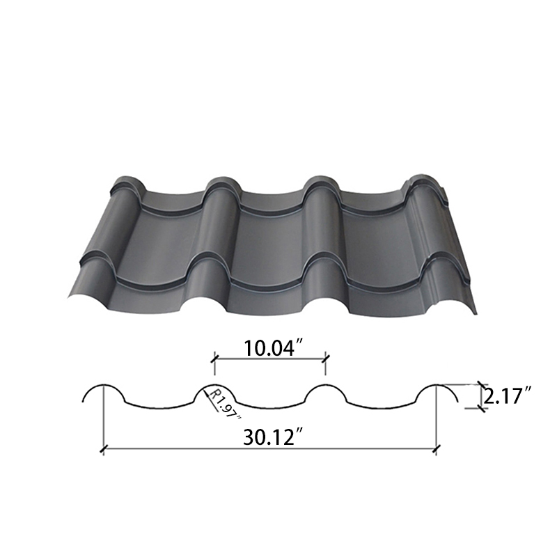 Telhas metálicas modelo 765 Wave Telhas metálicas modelo 765 Wave